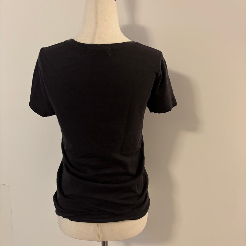 J.Crew Frank's Atelier Del Pattino Black T shirt Small 100% Cotton - Picture 4 of 8